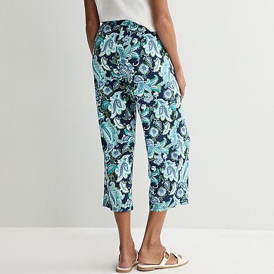Women's Croft & Barrow® Rayon Span Crop Pants