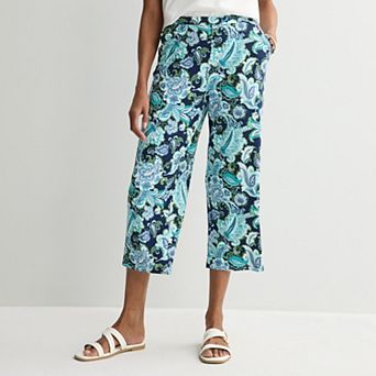 Women's Croft & Barrow® Rayon Span Crop Pants