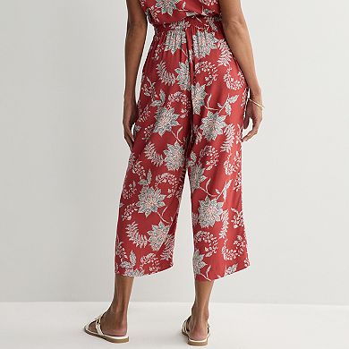 Petite Croft & Barrow® Pull On Challis Pants