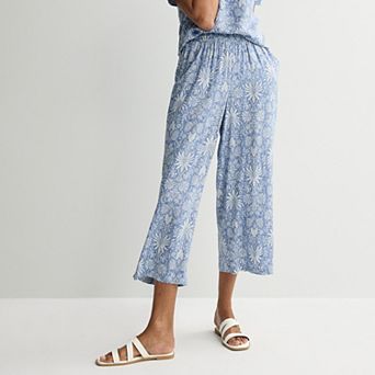 Petite Croft & Barrow® Pull On Challis Pants