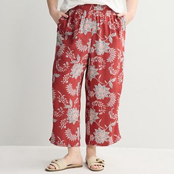 Plus Size Croft & Barrow® Pull-On Challis Pants