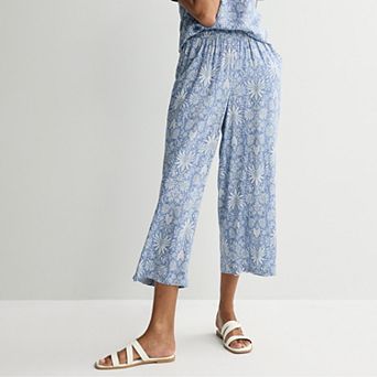 Women's Croft & Barrow® Pull On Challis Pants