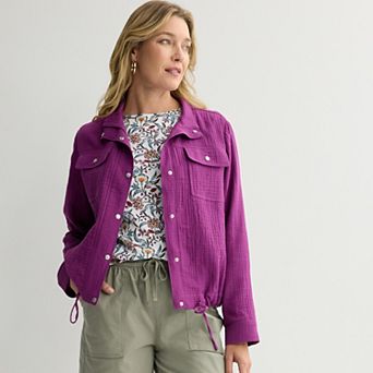 Women's Croft & Barrow® Utility Jacket