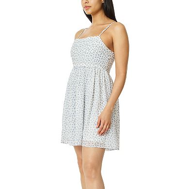 Juniors' WallFlower Pleated Bodice Mini Dress