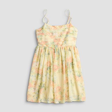 Juniors' WallFlower Pleated Bodice Mini Dress