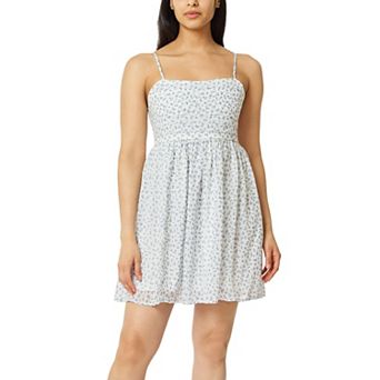 Juniors' WallFlower Pleated Bodice Mini Dress