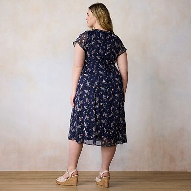 Plus Size LC Lauren Conrad Empire Midi Dress
