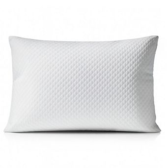 Memory Foam Pillow, Breathable Adjustable Firm Pillow with Shredded Memory Foam Fill