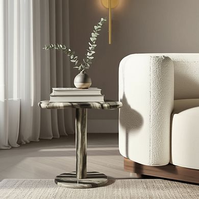 Dumah Marble Accent Table