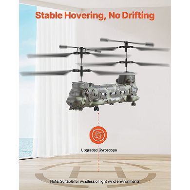 Remote Control Helicopter for Beginners with One-Key Takeoff/Landing for Ages 8+