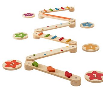 6 pc Kids Balance Beam Stepping Stones for Indoor/Outdoor Obstacle Course