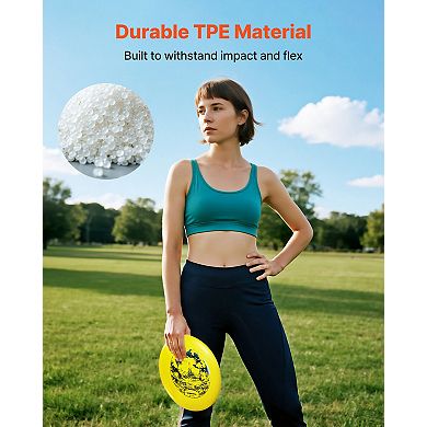 Disc Golf Set 5-Piece Starter Discs with Marker Putter Mid-Range Driver