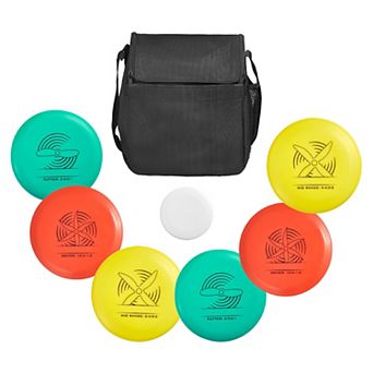 Disc Golf Set 6 pc Starter Kit with Discs Marker and Backpack