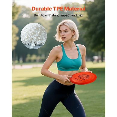 Disc Golf Set 6-Piece Starter Kit with Discs Marker and Backpack