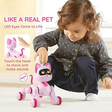 Programmable RC Robot Cat with Touch Control & Interactive Movements