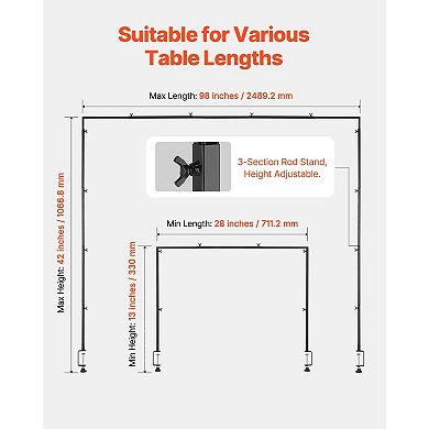 Adjustable Table Arch Stand for Party Decorations & Events