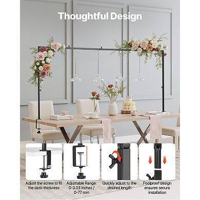Adjustable Table Arch Stand for Party Decorations & Events
