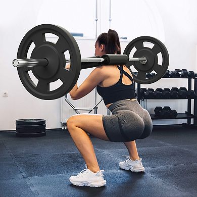 Safety Squat Bar 700 LB Capacity with Shoulder and Arm Pads