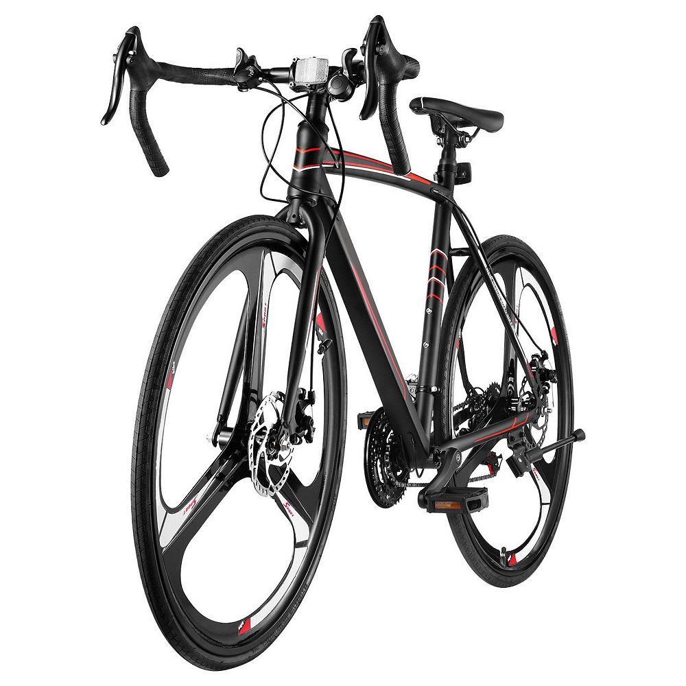 Road Bike 700C 21-Speed Shimano Racing Bicycle with Disc Brake for