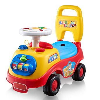 Ride On Push Car with Music & Storage for Toddlers