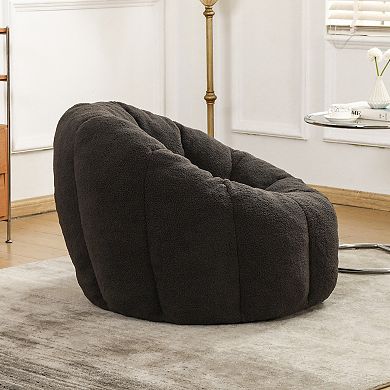 Lazy Bean Bag Chair with Armrests Cozy Seating for Adults