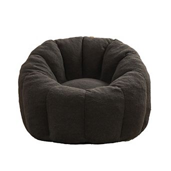 Lazy Bean Bag Chair with Armrests Cozy Seating for Adults