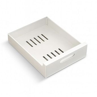 Cheer Collection Carbon Steel Pull Out Organizer Drawers with Adhesive Slide Out Storage Shelves
