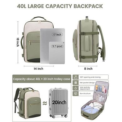 TRAVEL BAG WITH 3 PACKING CUBES