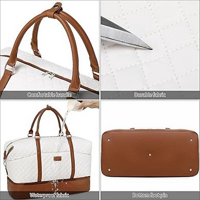 TRAVEL BAG WITH EXTRA TOILETRY POUCHES