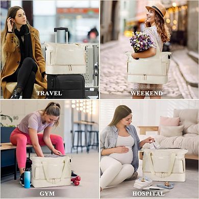 WEEKENDER TRAVEL BAG WITH SHOES COMPARTMENT