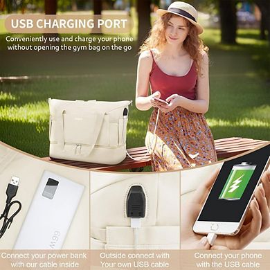 WEEKENDER TRAVEL BAG WITH SHOES COMPARTMENT