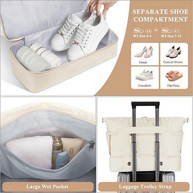 WEEKENDER TRAVEL BAG WITH SHOES COMPARTMENT