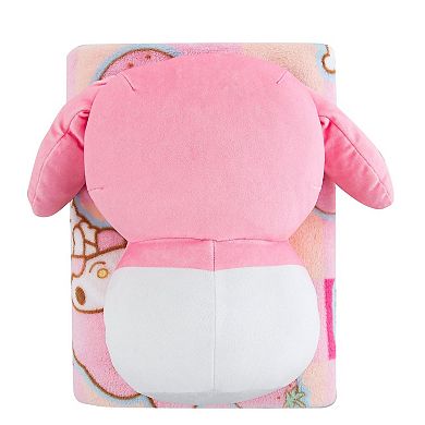 Sanrio Me Myself Melody Silk Touch Throw Blanket, 50×60 inches and 11 inch Plush Set