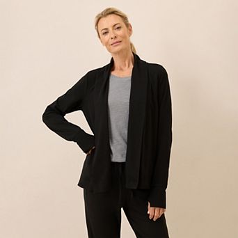 Organic Luxe Stretch Jersey Swing Cardigan