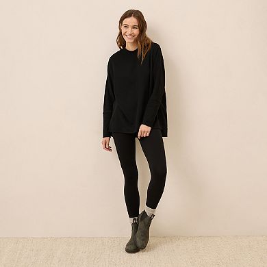 Organic Cotton Airplane Long Sleeve Poncho