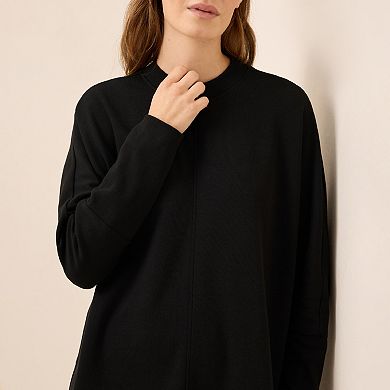 Organic Cotton Airplane Long Sleeve Poncho