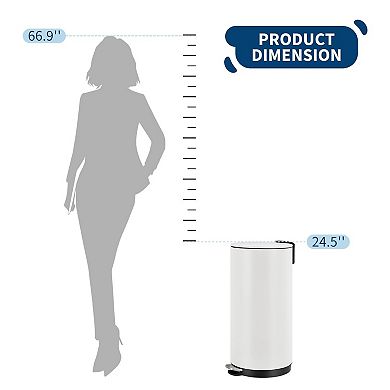 Garvee Stainless Steel Kitchen Garbage Can for Home or Office