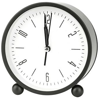 Vintage Mechanical Alarm Clock, Retro Metal Casing, Night Light, Ideal for Bedroom 4.5"x2.0"x4.7"