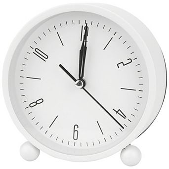 Vintage Mechanical Alarm Clock, Retro Metal Casing, Night Light, Ideal for Bedroom 4.5"x2.0"x4.7"