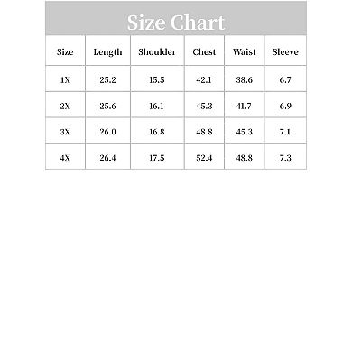 Women's Plus Size Top Casual Short Sleeve Polka Dots Peplum Tops Shirts