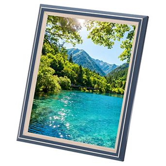 Rectangle Photo Frame, 11.2x9.1 Inch Resin Photo Frame Tabletop Display for Decor