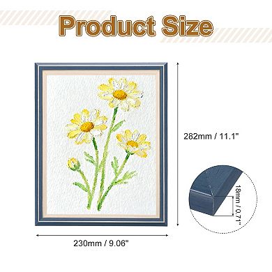 Rectangle Photo Frame, 11.2x9.1 Inch Resin Photo Frame Tabletop Display for Decor