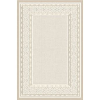 Modern Neutral Bordered Area Rugs, Soft Washable Non Slip Solid Geometric Large Throw Carpet