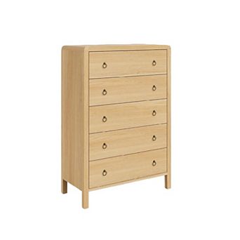 Modern 5 Drawer Dresser for Bedroom, Chest of Dressers, Dresser for Closet