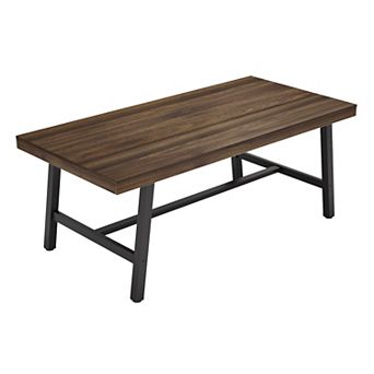 71" Modern Farmhouse Rectangular Dining Table - Adjustable Feet, Seats 6-10,Ideal for Kitchen/Dining