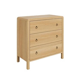 3 Drawer Dresser for Bedroom, Modern Closet Dressers Chest of Drawers