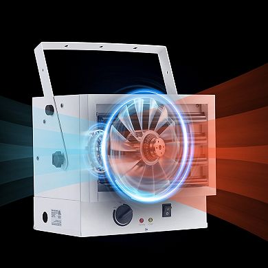 Electric Garage Heater 5000W Ceiling-Mount Shop Heater 3 Angles 240V