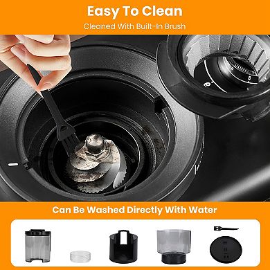 Electric Conical Burr Coffee Grinder with 25 Settings, 12-Cup Capacity for Drip, Espresso & More