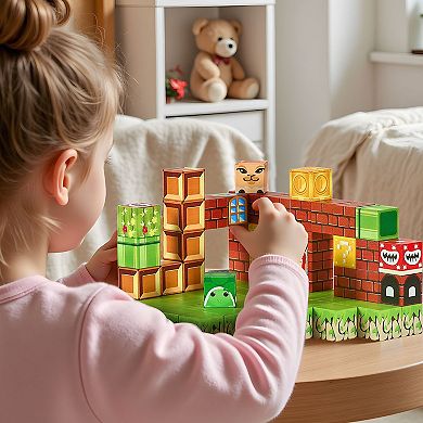 Magnetic Building Blocks 100pc STEM Building Cube Set for Kids