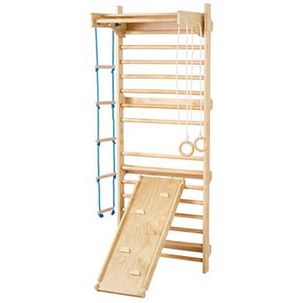 5-in-1 Wooden Swedish Ladder Indoor Gym